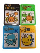 4x Mini Sliding Puzzle Toys