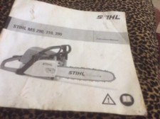 Stihl Chainsaw Book Ms 290