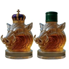 Wild Boar Statue Whisky Liquor