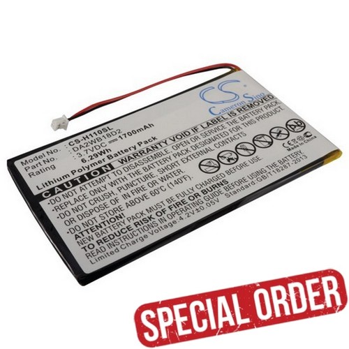 Battery for iriver da2wb18d2 - battery,