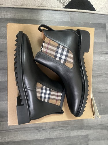 Burberry chelsea boots black - chelsea,