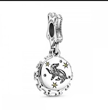 Authentic Genuine PANDORA Harry Potter Hufflepuff Dangle Charm #798832C01