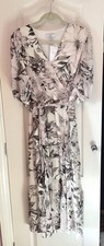 Beautiful Lined Joanna Hope Dress Pink Ivory Grey 18 New BNWT