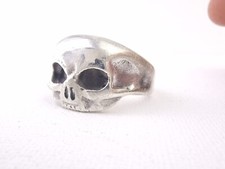 BRAND NEW SKULL RING STERLING