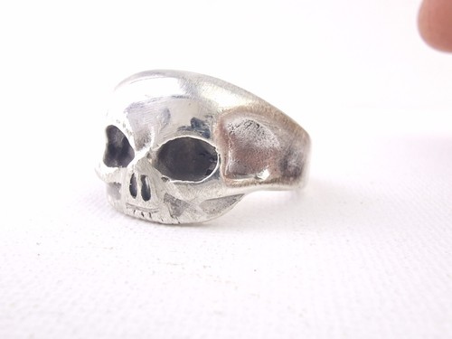 Brand new skull ring - brand, sterling