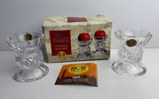 Pair of Votive clear glass