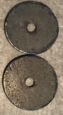 Steel 1” standard fractional weight plates slim 1.5kg x 2 plates SALE REDUCED