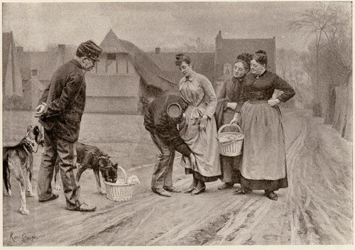 Belgian shepherd dog - shepherd, antique