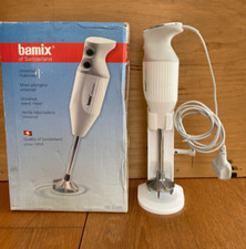 Bamix Deluxe 240V 160W Handheld Blender White