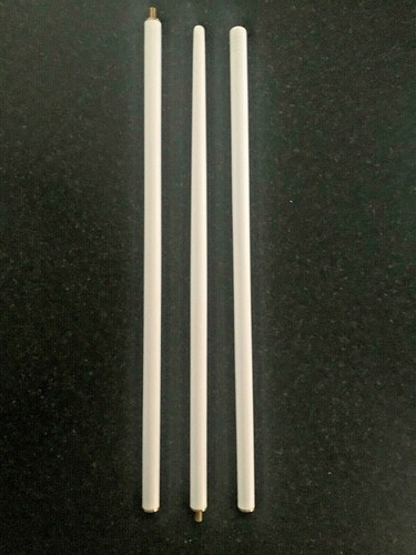 Three part white wand finish - three,