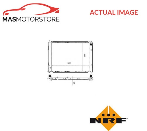 Engine cooling radiator nrf - engine,