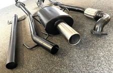 VAUXHALL ASTRA Mk4 COUPE 1.8L 16V SPORTS EXHAUST SYSTEM 01-05 3" Rolled In Tip