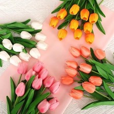 Tulips Artificial Flowers Real