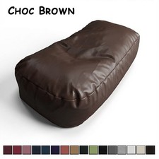 Beanbag Bed FAUX LEATHER Seat