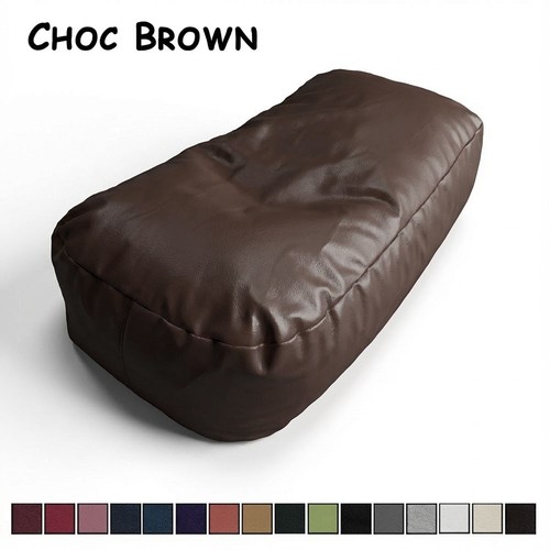 Beanbag bed faux leather seat - bed,
