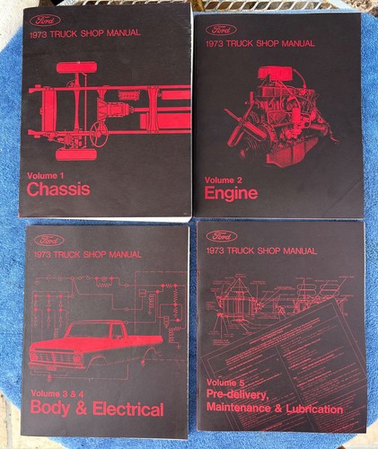 1973 ford truck shop manual - ford,