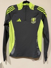 Authentic Adidas Aston Villa 2024/25 Long Sleeve Training Top Kids 13-14 BNWT