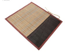 Bamboo pen Brush Roll up Case