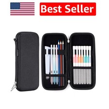 Elegant Black Zipper Pencil