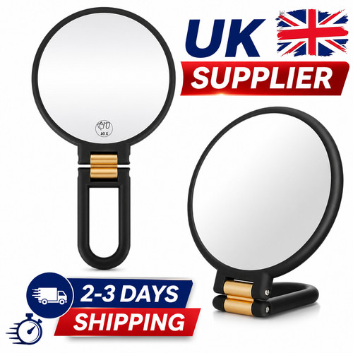 40x magnifying hand mirror - hand,