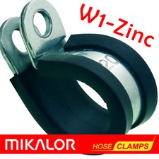 Epdm rubber lined clips - lined, p