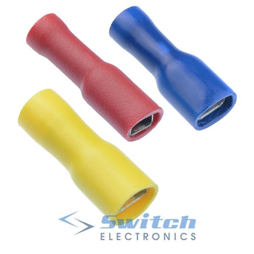 Fully insulated female - insulated, crimp