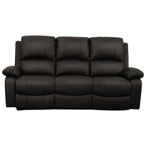Milan recliner sofa brown faux - recliner,