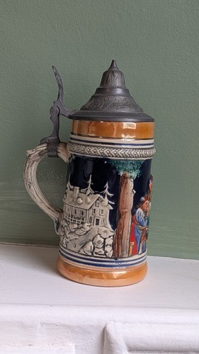 German vintage beer stein - german,