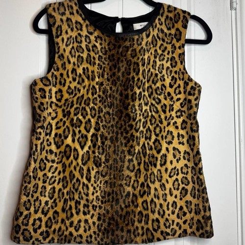 Milly faux fur leopard print - fur,