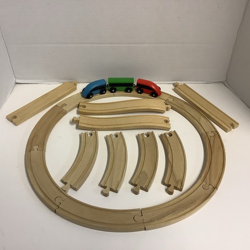 Ikea lillabo wooden train set - ikea,