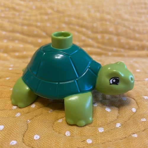 Lego duplo green - tortoise, zoo