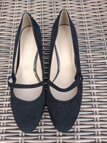 Foxglove ladies black suede