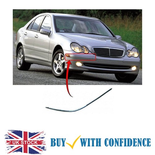 Front bumper chrome moulding - bumper,