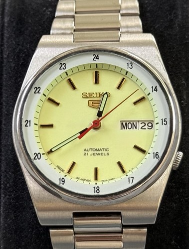 Seiko automatic yellow dial - automatic,