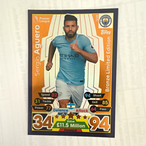 Topps match attax sergio - match,