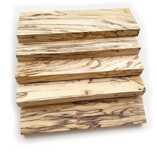 120x40x8mm 2pcs spalted maple - 120x40x8mm,