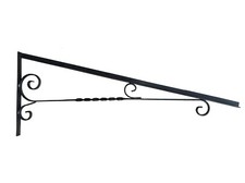 Steel bracket awning