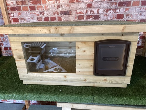 Large cat kennel - cat, kennel/