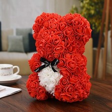 25cm artificial red white - red,