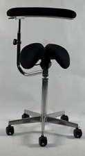 Albion Chairs TS10 saddle seat  in black/chrome: ex-showroom