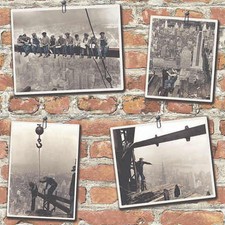 NEW YORK CITY OLD RED BROWN