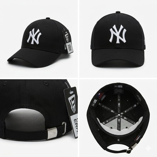 Yankees black baseball cap - yankees,