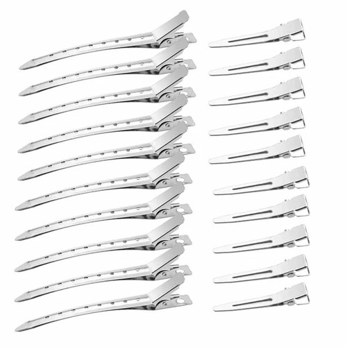 Metal hair sectioning clips - metal,