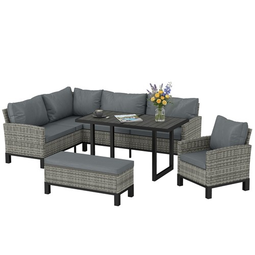 Outsunny rattan garden - rattan,