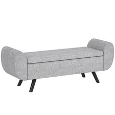 HOMCOM Storage Ottoman with