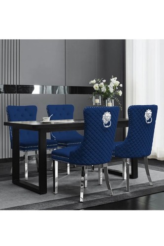 Set plush velvet dining - plush,