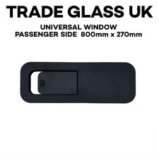 Universal 800mm x 270mm PASSENGER Side Sliding Window with Bonding Kit and Trim