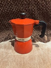 La Cafetiere Classic Espresso Stovetop Red Coffee Maker Italian Percolator 3 Cup