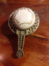 Antique servant pull lever bell ring