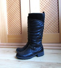 CLARKS EARTH SPIRIT BLACK KNEE